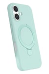 Mey İthalat®   iPhone 16 Regal Magsafe Standlı Kapak - Su Yeşili