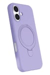 Mey İthalat®   iPhone 16 Regal Magsafe Standlı Kapak - Lila