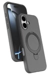 Mey İthalat®   iPhone 16 Regal Magsafe Standlı Kapak - Titan Gri