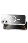 Mey İthalat®   iPhone 16 Sora Simli Magsafe Kapak - Siyah