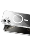 Mey İthalat®   iPhone 16 Sora Simli Magsafe Kapak - Siyah