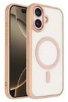 Mey İthalat®   iPhone 16 Terea Magsafe Kapak - Pembe
