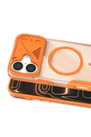 Mey İthalat®   iPhone 16 Zinko Magsafe Kapak - Turuncu