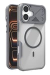 Mey İthalat®   iPhone 16 Zinko Magsafe Kapak - Titan Gri