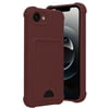 Mey İthalat®   iPhone 16E Kelvin Kartvizitli Silikon - Bordo