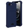 Mey İthalat®   iPhone 16E Kelvin Kartvizitli Silikon - Lacivert