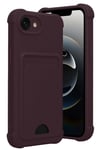 Mey İthalat®   iPhone 16E Kelvin Kartvizitli Silikon - Derin Mor