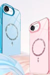 Mey İthalat®   iPhone 16E Live Diamond Magsafe Kapak - Sarı