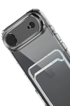 Mey İthalat®   iPhone 17 Air Kart Şeffaf Silikon - Şeffaf