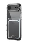 Mey İthalat®   iPhone 17 Air Kart Şeffaf Silikon - Şeffaf