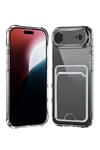 Mey İthalat®   iPhone 17 Air Kart Şeffaf Silikon - Şeffaf