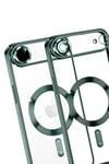 Mey İthalat®   iPhone 17 Air Kross Magneticsafe Kapak - Koyu Yeşil