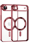 Mey İthalat®   iPhone 17 Air Kross Magneticsafe Kapak - Kırmızı