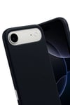 Mey İthalat®   iPhone 17 Air Nano içi Kadife Silikon - Siyah