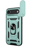 Mey İthalat®   iPhone 17 Air Pars Lens Yüzüklü Silikon - Yeşil