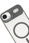 Mey İthalat®   iPhone 17 Air Remim Lensli Magsafe Standlı Kapak - Titan Gri
