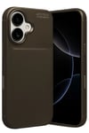 Mey İthalat®   iPhone 17 Auto Focus Karbon Kapak - Kahverengi