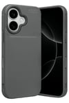 Mey İthalat®   iPhone 17 Auto Focus Karbon Kapak - Gri