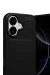 Mey İthalat®   iPhone 17 Auto Focus Karbon Kapak - Siyah