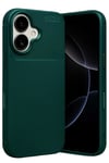 Mey İthalat®   iPhone 17 Auto Focus Karbon Kapak - Koyu Yeşil