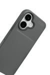 Mey İthalat®   iPhone 17 Auto Focus Karbon Kapak - Gri