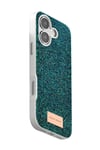 Mey İthalat®   iPhone 17 Bright Simli Kapak - Koyu Yeşil