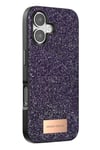 Mey İthalat®   iPhone 17 Bright Simli Kapak - Derin Mor