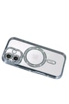 Mey İthalat®   iPhone 17 Joke Simli Magneticsafe Kılıf - Mavi