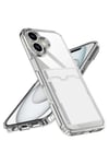 Mey İthalat®   iPhone 17 Kart Şeffaf Silikon - Şeffaf