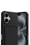 Mey İthalat®   iPhone 17 Kelvin Kartvizitli Silikon - Siyah