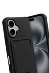 Mey İthalat®   iPhone 17 Kelvin Kartvizitli Silikon - Siyah