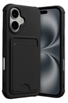 Mey İthalat®   iPhone 17 Kelvin Kartvizitli Silikon - Siyah