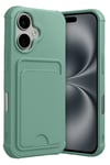 Mey İthalat®   iPhone 17 Kelvin Kartvizitli Silikon - Açık Yeşil