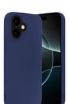 Mey İthalat®   iPhone 17 Nano içi Kadife Silikon - Lacivert