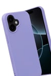 Mey İthalat®   iPhone 17 Nano içi Kadife Silikon - Lila