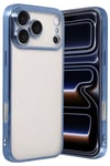 Mey İthalat®   iPhone 17 Pro  Lensli Silikon - Açık Mavi