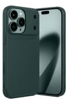 Mey İthalat®   iPhone 17 Pro Auto Focus Karbon Kapak - Koyu Yeşil
