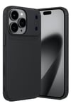 Mey İthalat®   iPhone 17 Pro Auto Focus Karbon Kapak - Siyah