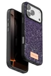 Mey İthalat®   iPhone 17 Pro Bright Simli Kapak - Derin Mor