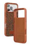 Mey İthalat®   iPhone 17 Pro Bright Simli Kapak - Turuncu