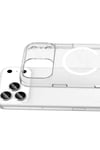 Mey İthalat®   iPhone 17 Pro Combo Sert Şeffaf Magsafe Kapak - Şeffaf