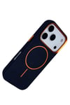 Mey İthalat®   iPhone 17 Pro Luno Deri Magsafe Kapak - Mavi