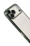 Mey İthalat®   iPhone 17 Pro Max  Lensli Silikon - Yeşil