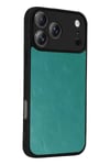 Mey İthalat®   iPhone 17 Pro Max Aras Deri Kapak - Açık Yeşil