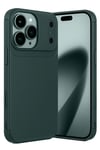 Mey İthalat®   iPhone 17 Pro Max Auto Focus Karbon Kapak - Koyu Yeşil