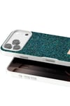 Mey İthalat®   iPhone 17 Pro Max Bright Simli Kapak - Koyu Yeşil