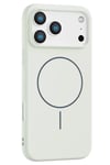 Mey İthalat®   iPhone 17 Pro Max Jully Magsafe Kapak - Beyaz