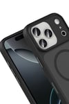 Mey İthalat®   iPhone 17 Pro Max Megane Magsafe Kapak - Siyah