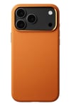 Mey İthalat®   iPhone 17 Pro Max Wonder Deri Magsafe Kapak - Turuncu