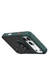 Mey İthalat®   iPhone 17 Pro Montreal Yüzüklü Silikon Kapak - Yeşil